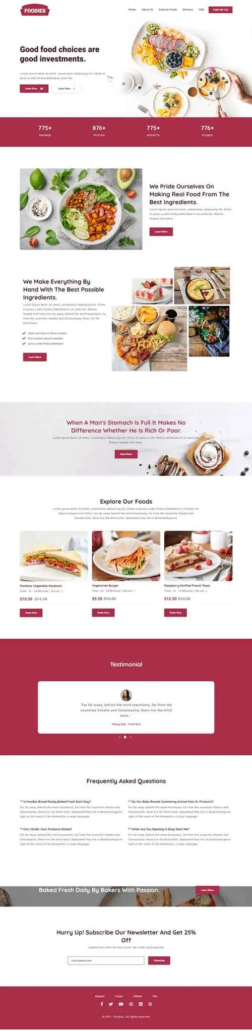 Food Website