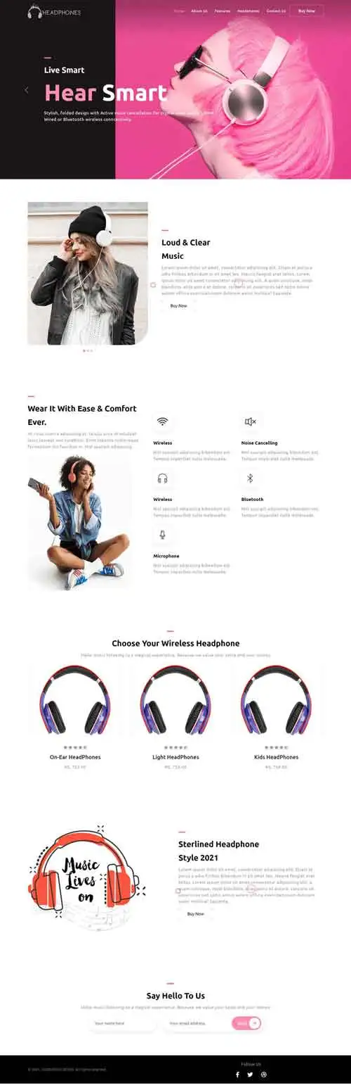 Product Landing
